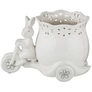 Кашпо кролик, 22,5х14х14,5 см. (кор=12шт.)