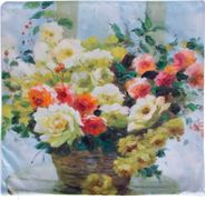 Декоративная наволочка 45*45 см, 100% п/э, ткань, печать (кор=50шт.)