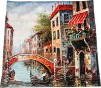 Декоративная наволочка 45*45 см, 100% п/э, ткань, печать (кор=50шт.)