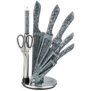 Набор ножей agness с ножницами и мусатом на пластиковой подставке, 8 предметов