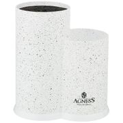 Подставка для ножей agness универсальная,20*12*22см