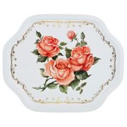 Поднос сервировочный agness корейская роза 33*27*2 см. без упаковки (кор=36шт.)