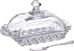 Масленка muza + нож 17*11*9 см. (кор=24шт.)