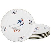 Набор подстановочных тарелок гуси из 6 шт. диаметр=26,5 см. (кор=4наб.)