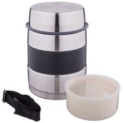 Термос agness с широким горлом 1200мл, пластиковый контейнер, колба нжс