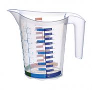 Кружка мерная "Домино" 1л ЭЛЬФПЛАСТ - ЭЛФ315