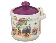 Сахарница "Прованс" 13х11х12см с ложкой - 358-883