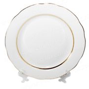 Тарелка мелкая диам 175мм Вырезной край Монреаль ДУЛЕВСКИЙ ФАРФОР - 27392