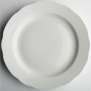 Тарелка мелкая 240мм Вырезной край Белая ДУЛЕВСКИЙ ФАРФОР - 21172