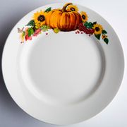 Тарелка мелкая 175мм "группа 8" Тыква КУБАНЬФАРФОР - 057