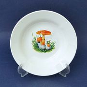 Тарелка мелкая 200мм "группа 8" Грибы-2 КУБАНЬФАРФОР - 056