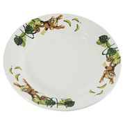 Тарелка мелкая 200мм "группа 8" Обезьянки КУБАНЬФАРФОР - 056