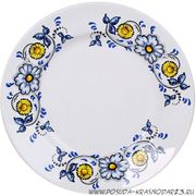 Тарелка мелкая 200мм "группа 8" Расписной КУБАНЬФАРФОР - 056