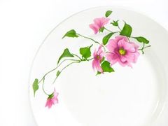 Тарелка мелкая "Клемарис" 20см КУБАНЬФАРФОР 056