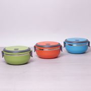 Ланч бокс 700мл 16,5х15х8см пластиковый корпус, внутренняя емкость из нержавеющей стали KAMILLE - 2105