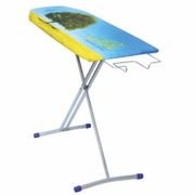 Доска гладильная-фанера "Ника1+ автомат" 1225х345, регулируемая высота,выдвижная подставка под утюг, без подрукав НИКА - Н1+