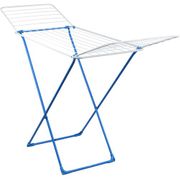 Сушилка для белья напольная бело-голубая НИКА - СБ1Г