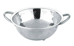 Дуршлаг 20см с двумя ручками из нержавеющей стали KAMILLE - 4329
