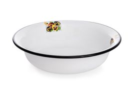 Миска эмалированная 2л "Фиалки" Лысьва - С-0310/5