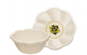 Миска "Карамель" 6л ЭЛЬФПЛАСТ - ЭЛФ193