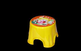 Табурет "Пенек" детский с рисунком ЭЛЬФПЛАСТ - ЭЛФ163