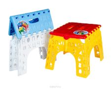 Табурет "Алфавит" складной, детский ЭЛЬФПЛАСТ - ЭЛФ162