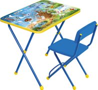 Комплект "Познайка КП2/7" Хочу все знать (стол+стул мягк) НИКА - КП2/7