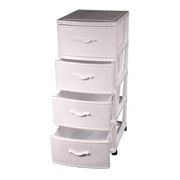 Комод "Плетенка" 4-х секционный ЭЛЬФПЛАСТ - ЭЛФ016