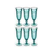 Набор бокалов для шампанского "Туркуаз" 180мл - 228-038