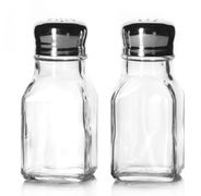 Емкость для специй 100мл 2шт с металлической крышкой "Basic" PASABAHCE (БОР) - 80221/1053785