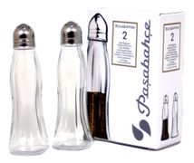 Набор из 2 солонок с металлической крышкой PASABAHCE (БОР) - 80030/1053758