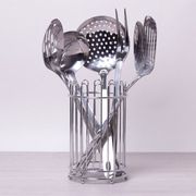 Набор кухонных принадлежностей 7 предметов из нержавеющей стали KAMILLE - 5233