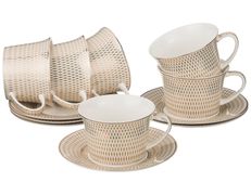 Кофейный набор на 6 персон 12 предметов 150мл - 760-413