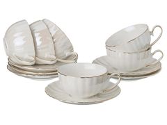 Чайный набор на 6 персон 12 предметов 220мл - 275-888