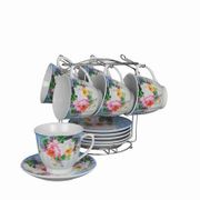 Набор чайный 12 предметов на металл. стенде BONJART - 2715-12MS