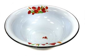 Таз эмалированный 16л "Тюльпаны" СТАЛЬЭМАЛЬ - С3026х78