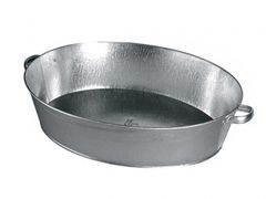 Таз овальный оцинкованный 17л Магнитогорск