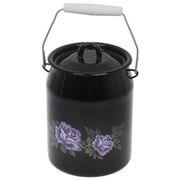 Бидон эмалированный 3л черный с петлей СТАЛЬЭМАЛЬ - С0612.6