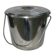 Ведро нержавеющая сталь 20л с крышкой MARVEL - МН-192/А