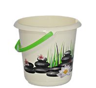 Ведро "Волна" 10 л без крышки ,с рисунком ЭЛЬФПЛАСТ - ЭЛФ279