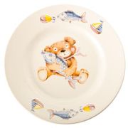 Тарелка мелкая "Медвежата" 17,5см КУБАНЬФАРФОР 057