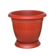 Кашпо "Орнамент" №7 24 л с поддоном ЭЛЬФПЛАСТ - ЭЛФ008