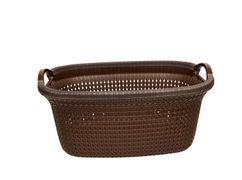 Корзина для белья "Paola" 30 л овальная ЭЛЬФПЛАСТ - ЭЛФ427