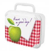 Контейнер для продуктов с ручкой и декором, БЫТПЛАСТ - С12704