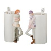 Набор кружек "Влюбленные" с ложкой 450 мл, LEFARD - 495-1015