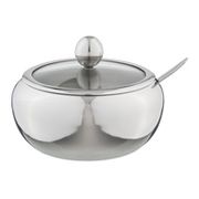 Сахарница с ложкой диаметр 11 см, высота 10 см AGNESS - 912-020