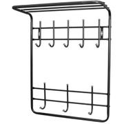 Вешалка с полкой 2-ярусная медный антик НИКА - ВПТ8