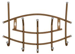 Вешалка "Премиум" 3 медный антик НИКА - ВНП3