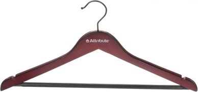 Вешалка универсальная "REDWOOD" изогнутая 44см ATTRIBUTE - AHR221