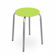 Табурет "Эконом" на 4-х опорах круглый фисташковый НИКА - ТЭ2